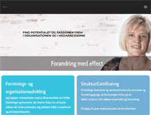 Tablet Screenshot of effect.dk